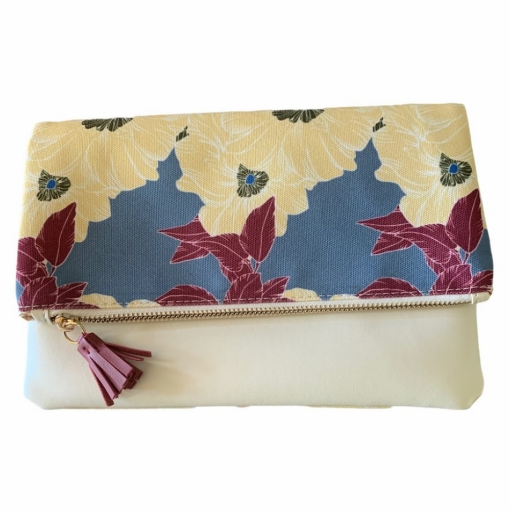 Rachel Pally Clutch Purse yellow blue red